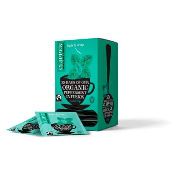 Clipper Fairtrade Organic Peppermint Infusion - Britshop - British Food in  Switzerland